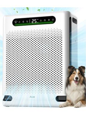 Powerful Air Purifier for Large Rooms up to 2600 Sq Ft - HEPA Filter, Quiet